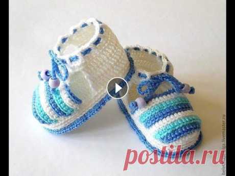 Пинетки для Новорожденных - фото 2019 / Booties for newborns Пинетки для Новорожденных - фото изделий вы можете посмотреть на нашем канале. Интересный дизайн, красочные нитки, прикольные украшения характеризуют ...