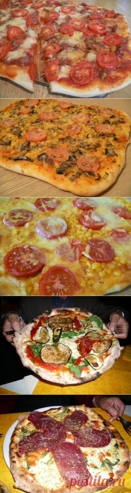 Превосходное тесто для пиццы ( любимый итальянский рецепт) + море начинок!