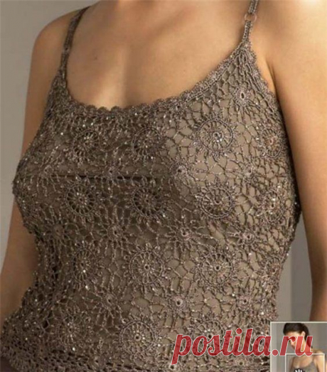 Вязание-крючок -Платье