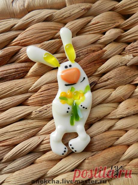 Купить фьюзинг, магнит "Зая моя..." в интернет магазине на Ярмарке Мастеров