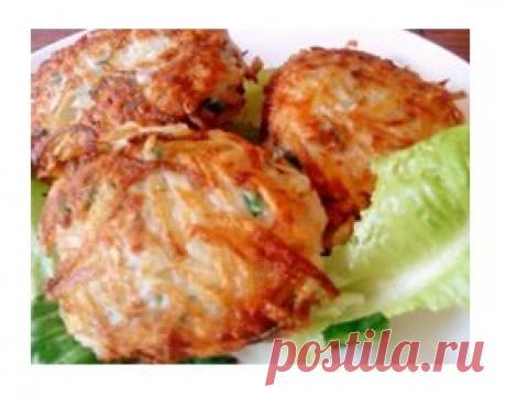 Кулинарные рецепты - Куриные котлеты в картофельной шубе