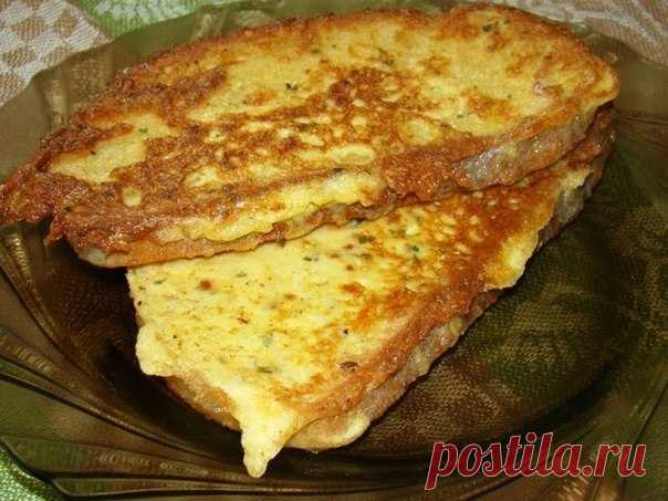 Гренки сырные