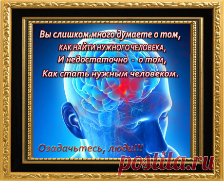 Женщина, будь благоразумна! Оставь хоть одну извилину мужчине.