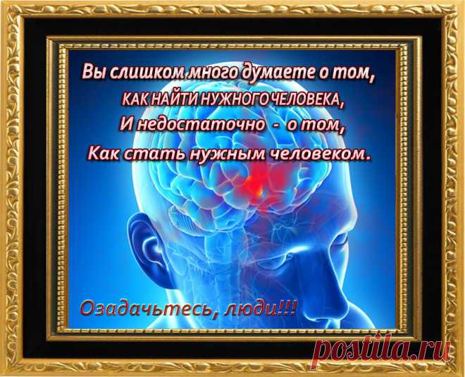 Женщина, будь благоразумна! Оставь хоть одну извилину мужчине.