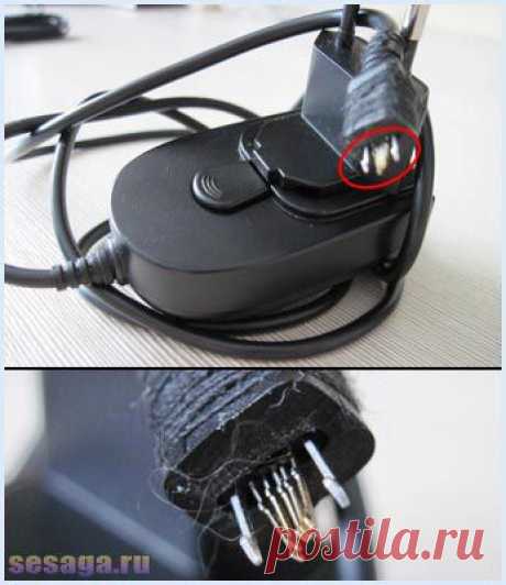 Меняем штекер micro USB на зарядном устройстве.