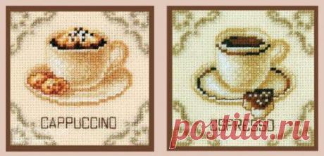 Вышивка крестом &quot;Espresso-Cappuccino&quot; | Скачать бесплатно на сайте Stitchart.net