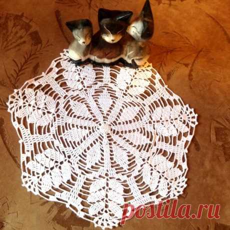 Денежные салфеточки крючком