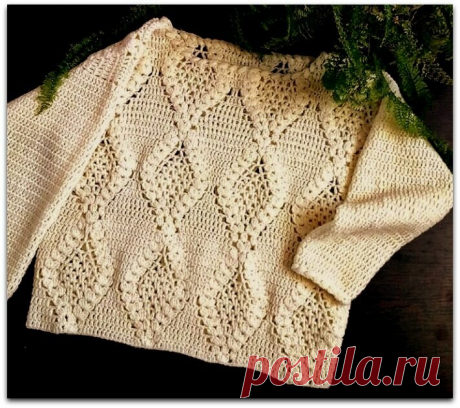 Запасаемся по полной: 20 красивых джемперов крючком | Вязание с Paradosik_Handmade | Дзен