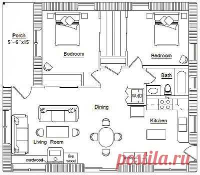 (+1) тема - деревянный дом со стенами из чурок | МОЙ ДОМ