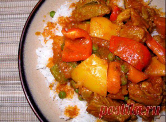 Приготовление говядины с овощами в мультиварке