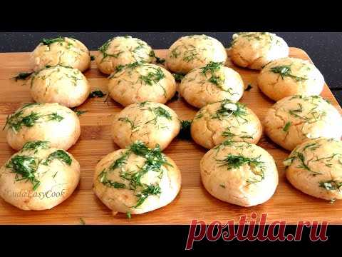 Вкусные Булочки на Кефире с Сыром, Чесноком и Зеленью. Очень быстро и просто [LudaEasyCook]