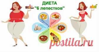 Диета 6 лепестков - меню на каждый день, неделю, отзывы, результаты