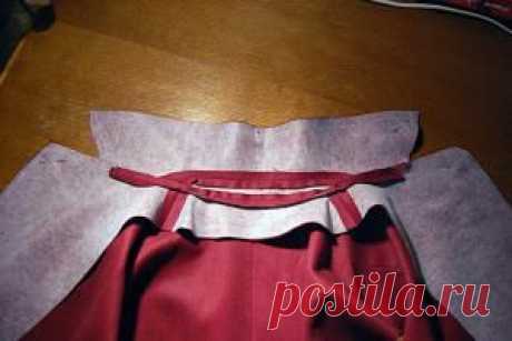 Обработка воротника жакета