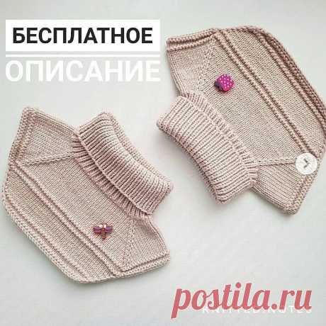 Каждой малыше по манишке! (Вязание спицами) — Журнал Вдохновение Рукодельницы