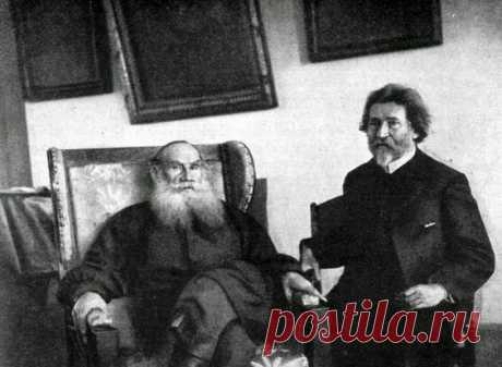 Пользователь Svetlana Antonova сохранил этот пин на доску «Russian people. in past and present (known)»  
Leo Tolstoy and Ilya Repin in Yasnaya Polyana, 1907.  |   Pinterest