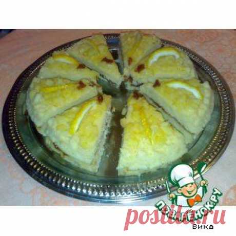 Фруктовый экспресс-пирог - кулинарный рецепт