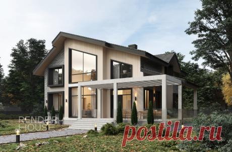 Проект дома Эминенс — цена строительства под ключ в компании Render House