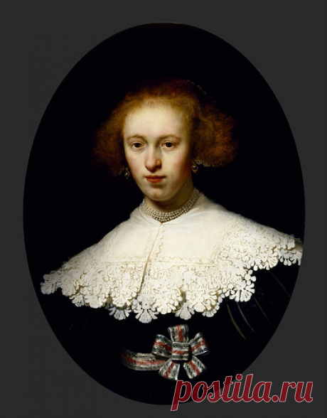 Rembrandt &quot;Portrait of a Young Woman&quot; 1633 | Rembrandt Harme… | Flickr