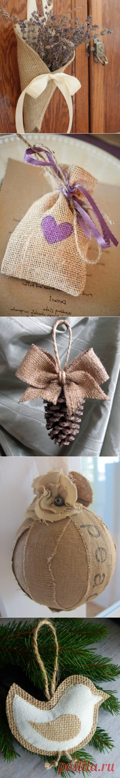 Мешковина. Подборка идей