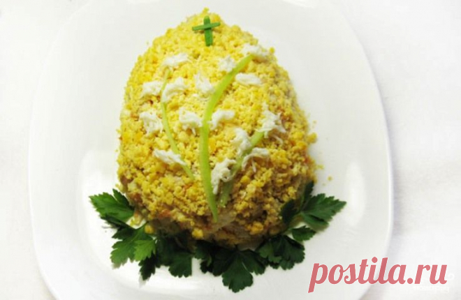 Салат "Пасхальное яйцо" - Простые рецепты Овкусе.ру