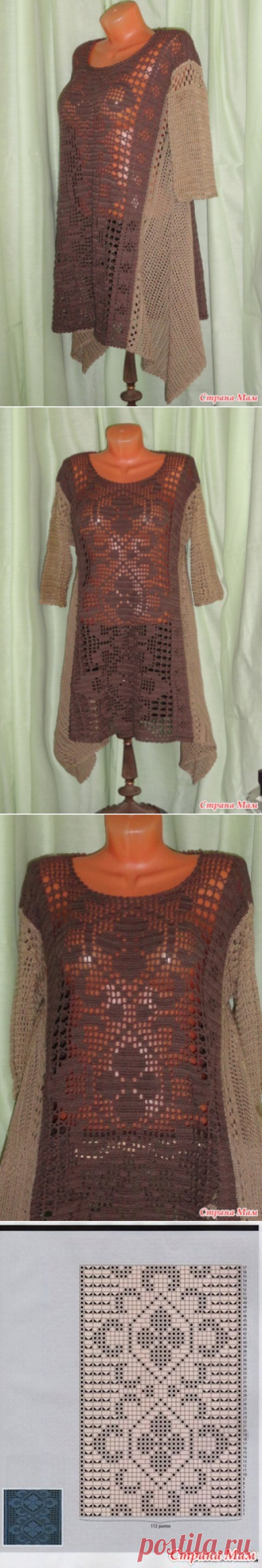 туника в стиле бохо - Вязание - Страна Мам