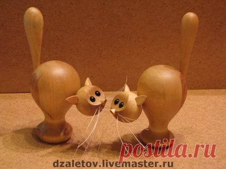 Купить КОШКА - изделия из дерева, игрушка, сувениры и подарки, кошка, статуэтка, коллекция кошек