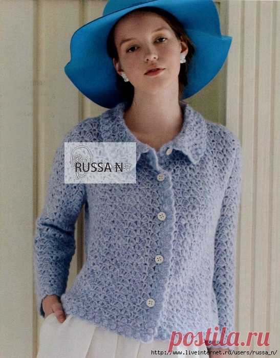 ЖАКЕТ КРЮЧКОМ (Lets knit series 2016)