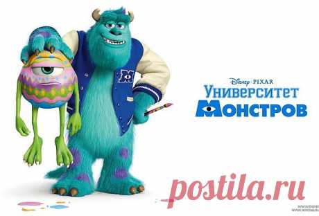 Обои Университет монстров, Monsters University, Mike Wazowski, Sulley, бодиарт, фото для рабочего стола, обои Мультфильмы