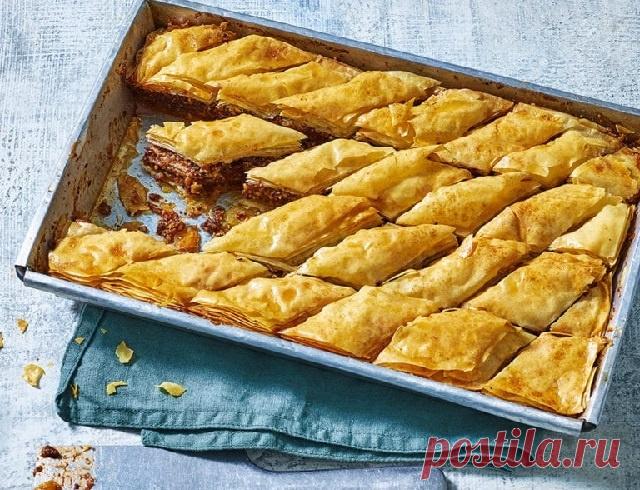 Шоколадная пахлава — Домашняя кулинария