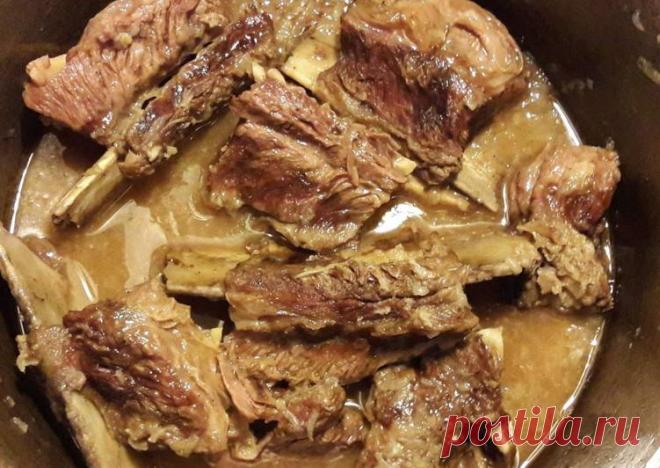(1) Рёбра в луковом соусе - пошаговый рецепт с фото. Автор рецепта Наталья 🏃‍♂️ . - Cookpad