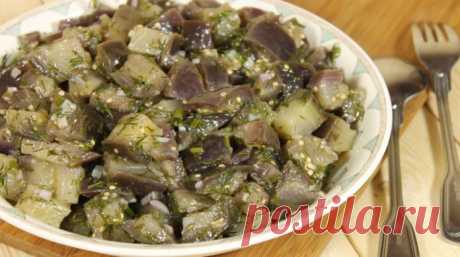 Вкусная и быстрая закуска: баклажаны, как грибы - ochenvkusno.com
