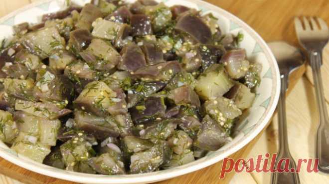Вкусная и быстрая закуска: баклажаны, как грибы - ochenvkusno.com