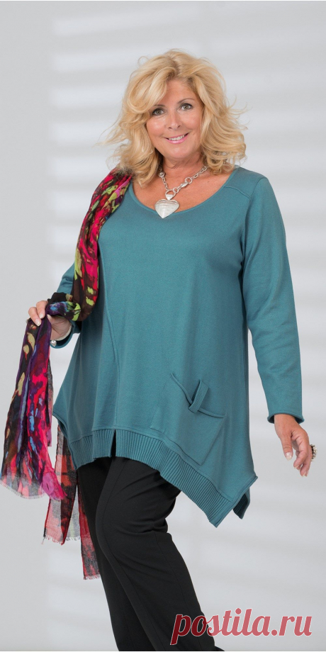 Box 2 petrol oversize pocket jumper at Box 2
