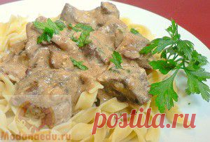 Простой рецепт бефстроганов из говядины - Мода на еду - Вкусные кулинарные рецепты