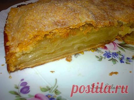 Мой любимый  пирог с яблоками