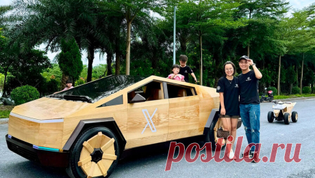 Столяр построил рабочую деревянную копию Tesla Cybertruck и удивил Маска. Столяр из Вьетнама сделал из дерева полностью рабочую копию электрокара Tesla Cybertruck, пишет NDTV. Изобретение мужчины оценил сам глава Tesla Илон Маск. Мужчина рассказал, что потратил на создание деревянного прототипа 100 дней. По ...