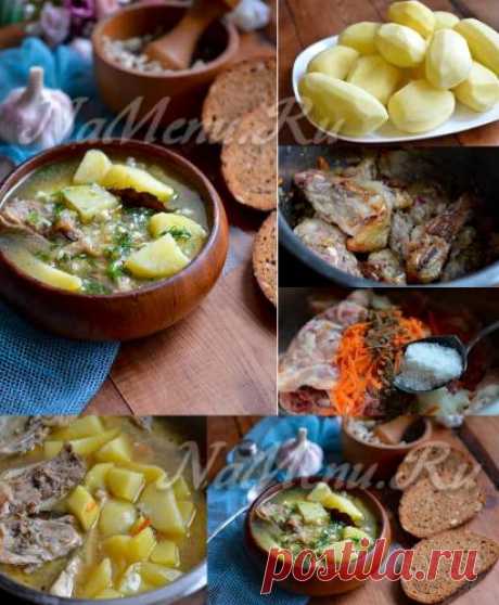 Жаркое с курицей и картошкой