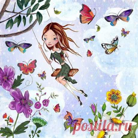 Скоро лето...Голландская художник-иллюстратор Caroline Bonne-Muller