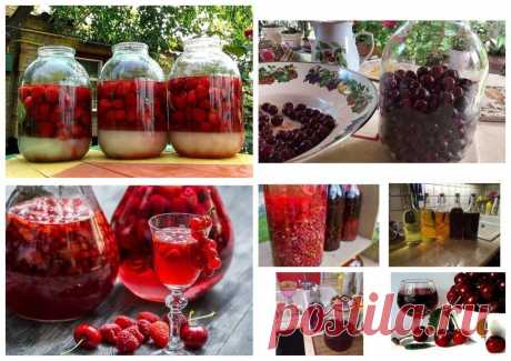 1 кг ягод, 1 кг сахара, 1 л воды и 1 л водки для вкуснейшей в мире дедовской наливки "4x4"