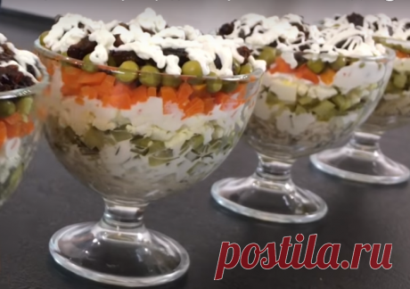 Салат &quot;Прага&quot; - давно забытый, но очень вкусный | Каша из топора | Яндекс Дзен