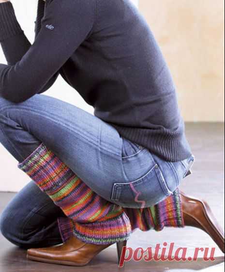 Полосатые гетры / KNITLY.com - блог о рукоделии, мастерклассы