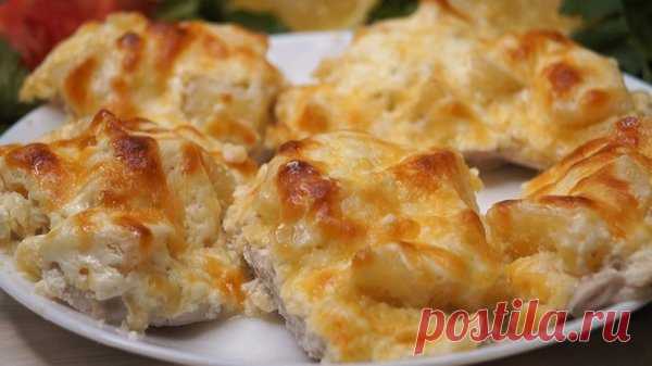 Куриная грудка с сыром и ананасами | Topeda | Яндекс Дзен