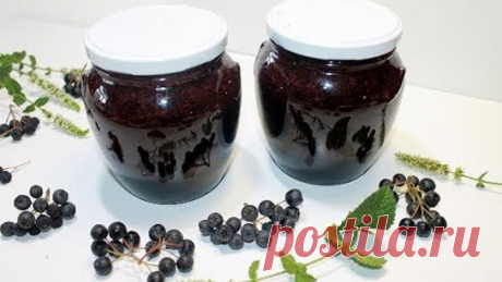 Черноплодная рябина с сахаром. Заготовки на зиму