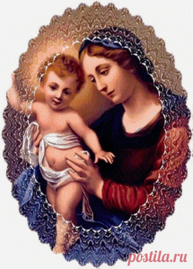 икона божьей матери - Схемы вышивки - ПенязьЕлена - Авторы - Портал «Вышивка крестом»