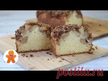 Кекс с Яблоками и Хрустящей Корочкой ✧ Apple Crumble Cake