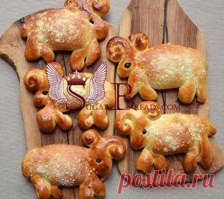 Пасхальные булочки “Барашки” | Sugar &amp; Breads in Russia
