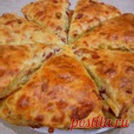 Сконы с сыром и колбасой Кулинарный рецепт