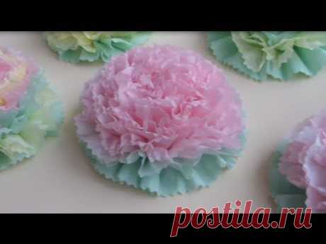 Как сделать ЦВЕТЫ ИЗ САЛФЕТОК. Мастер-класс./ DIY Beautiful Paper Flower - YouTube