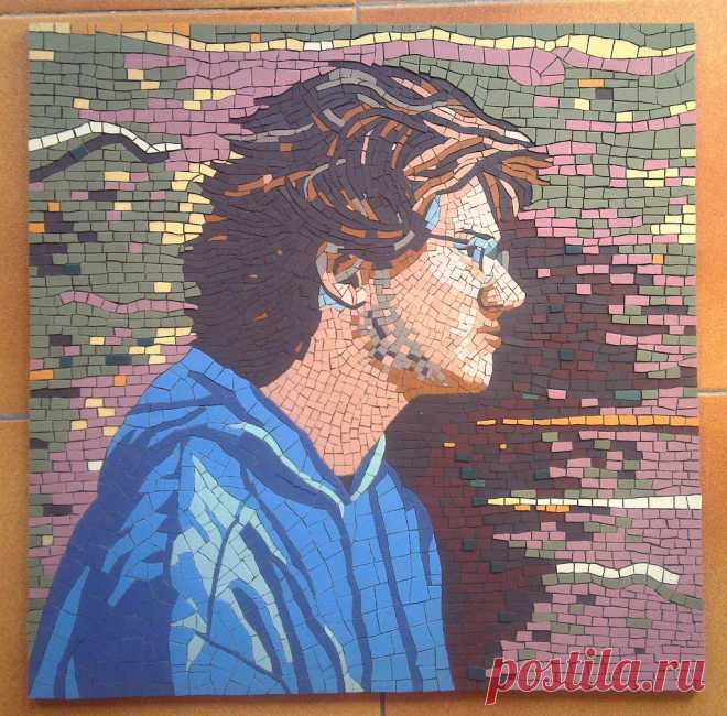 Anticipating - Finished and grouted 50x50 cm (20