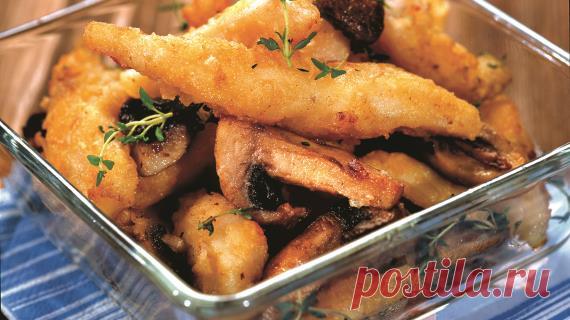 Филе трески в кляре с грибами, пошаговый рецепт с фото Филе трески в кляре с грибами. Пошаговый рецепт с фото, удобный поиск рецептов на Gastronom.ru